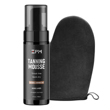 Load image into Gallery viewer, ZPM Tanning Mousse with Applicator Mitt – Bronze Amber (Natural-Looking Tan)