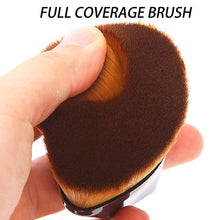 Load image into Gallery viewer, Foundation Makeup Brush For Body And Face, Flat Top Travel Kabuki Brush Momma Brush for Shimmer Body Oil, Blending Liquid, Cream or Flawless Powder Cosmetics with Protective Case, Easy to Carry Make up Brush
