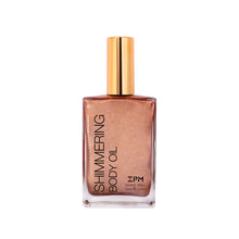 Load image into Gallery viewer, ZPM Rose Gold Shimmering Body Oil丨Illuminizing Natural Dry Oil With Shiny Particles | Leaves The Skin Glowing & Enhances a Golden Tan | Luxurious Feel