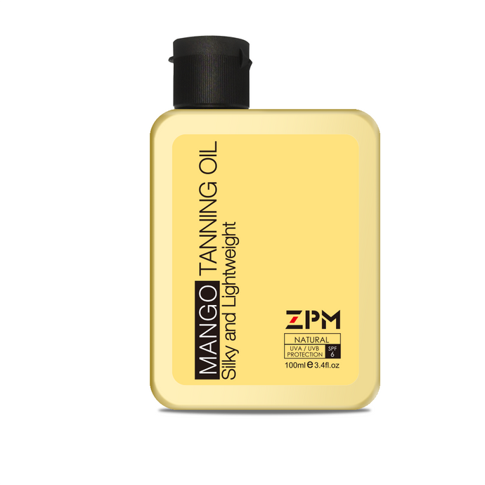 ZPM Mango Tanning Oil丨Professional Protective Tanning Accelerator丨Ultra Moisturizing Natural Body Oil SPF6丨Sun Kiss Glow