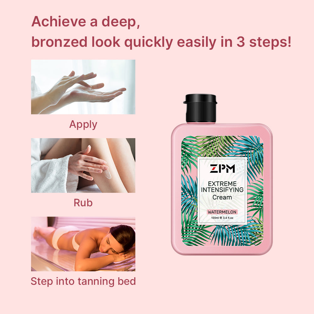 Blueprint Ooze Bibliografi ZPM Extreme Intensifying Sunbed Tanning Cream | Watermelon – ZPM Tanning