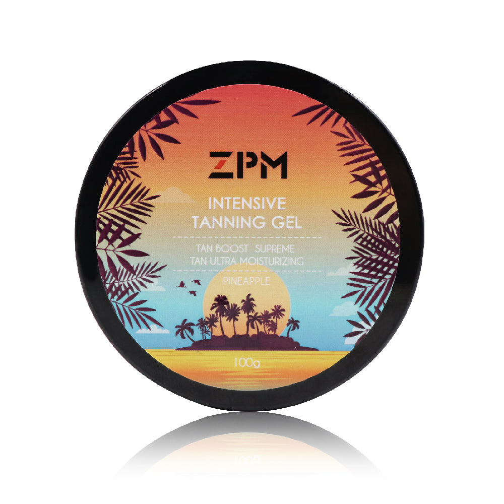 ZPM Pineapple Tanning Gel for Outdoor Sun & Sunbed
