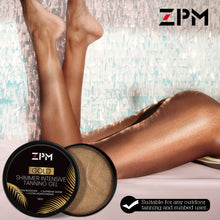 Load image into Gallery viewer, ZPM Gold Shimmer Intensive Tanning Gel
