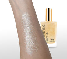 Load image into Gallery viewer, ZPM Golden Shimmering Body Oil丨Illuminizing Natural Dry Oil With Shiny Particles | Leaves The Skin Glowing &amp; Enhances a Golden Tan | Luxurious Feel
